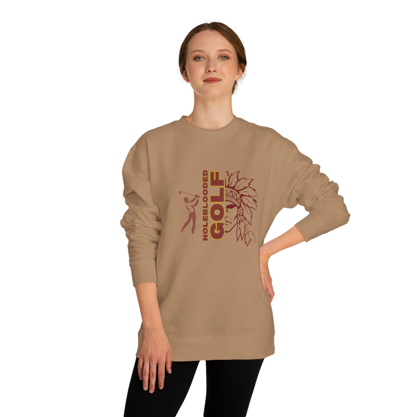 Noleblooded Athletics - Golf Unisex Double-Sided, Crew Neck Sweatshirt