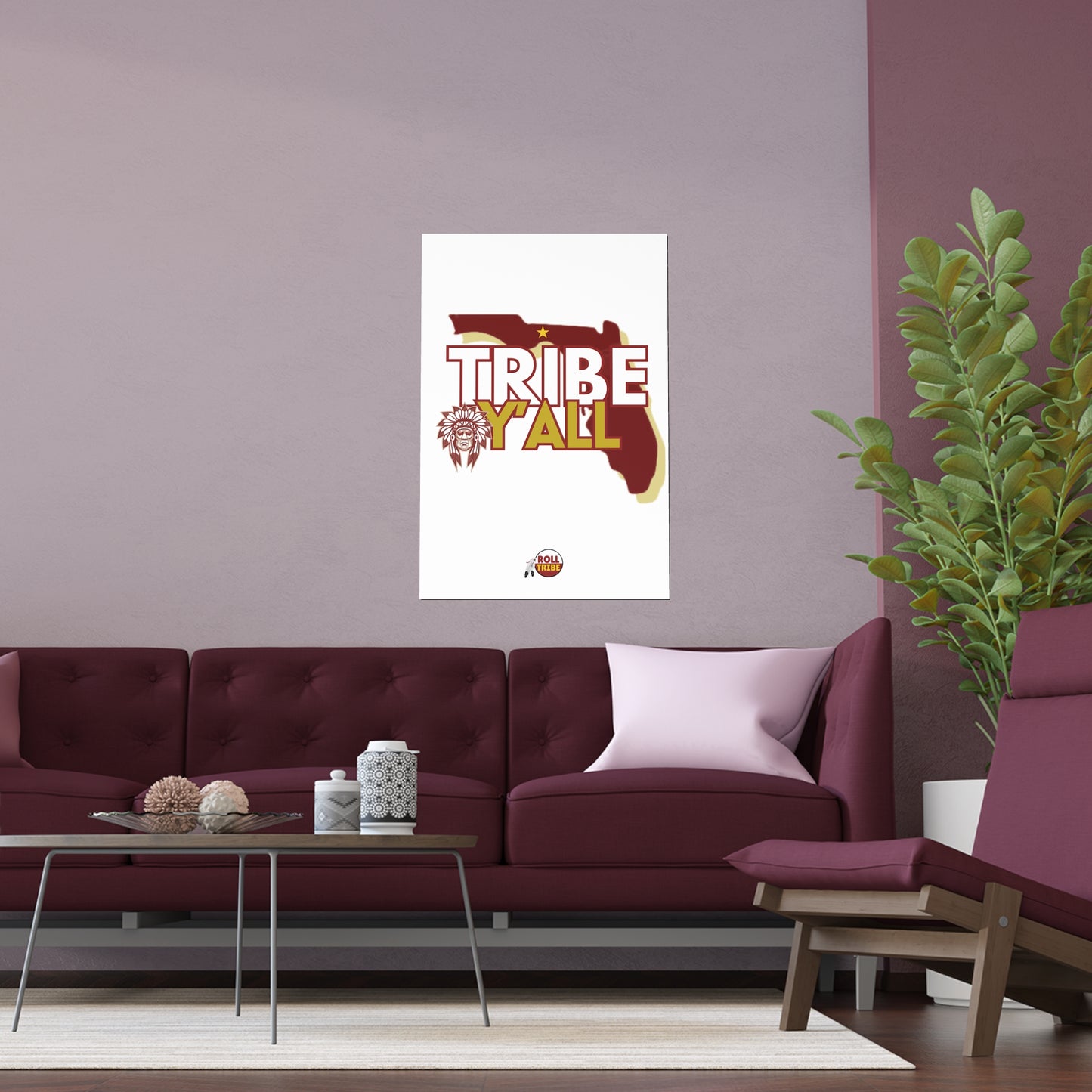 Tribal Traditions "Tribe Y'all" Silk Poster