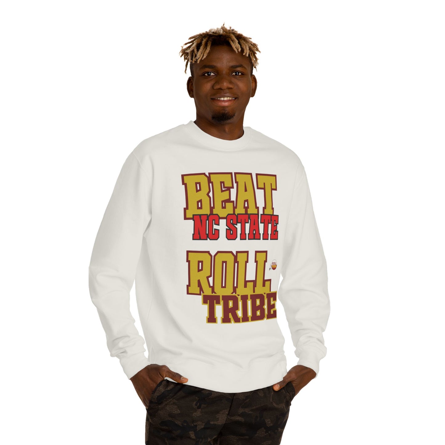 Roll Tribe "Beat NC State" - Unisex Crew Neck Sweatshirt