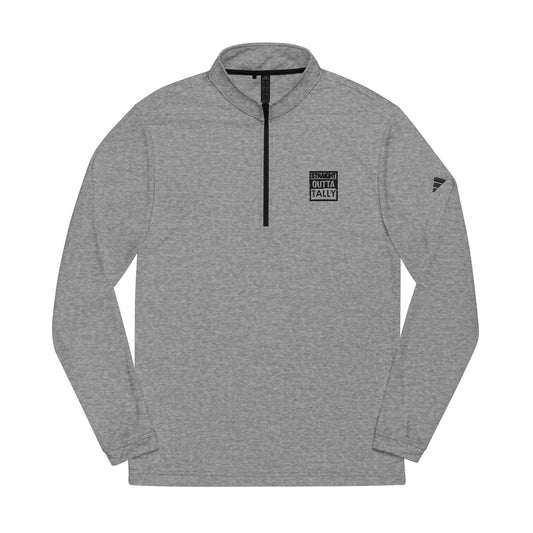 adidas® Quarter-Zip Pullover - "Straight Outta Tally" Embroidered Sportswear
