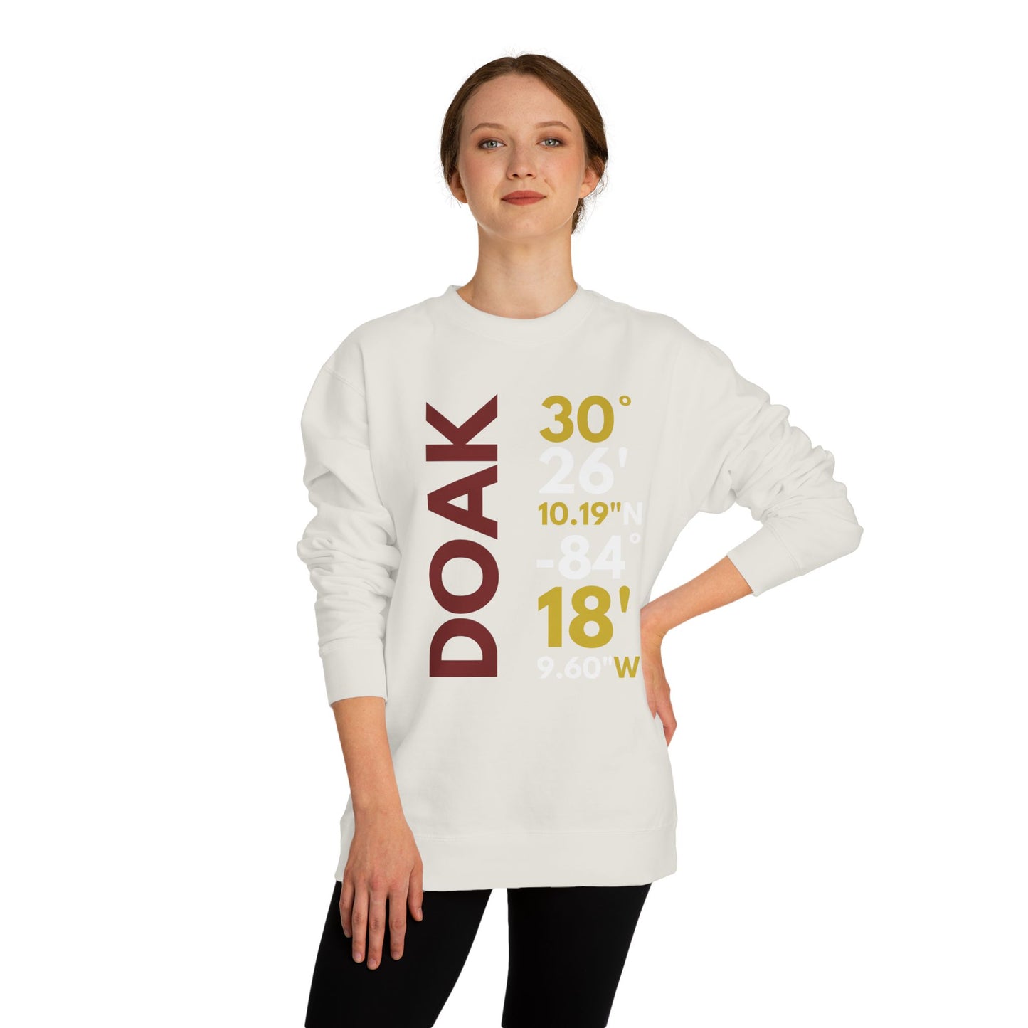 Gameday - "DOAK Coordinates" Unisex Crew Neck Sweatshirt
