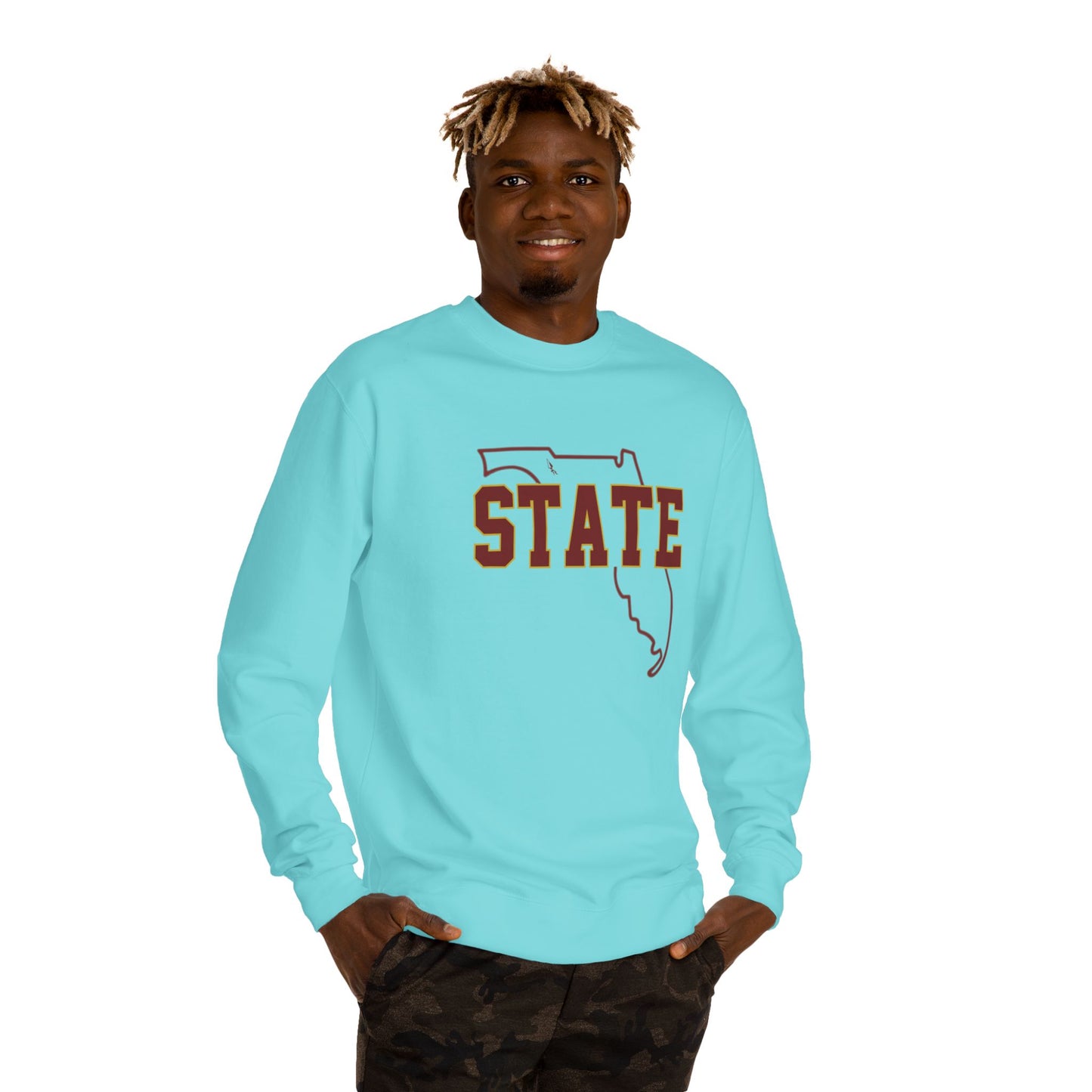 Roll Tribe - "STATE X STATE" Unisex Crew Neck Sweatshirt