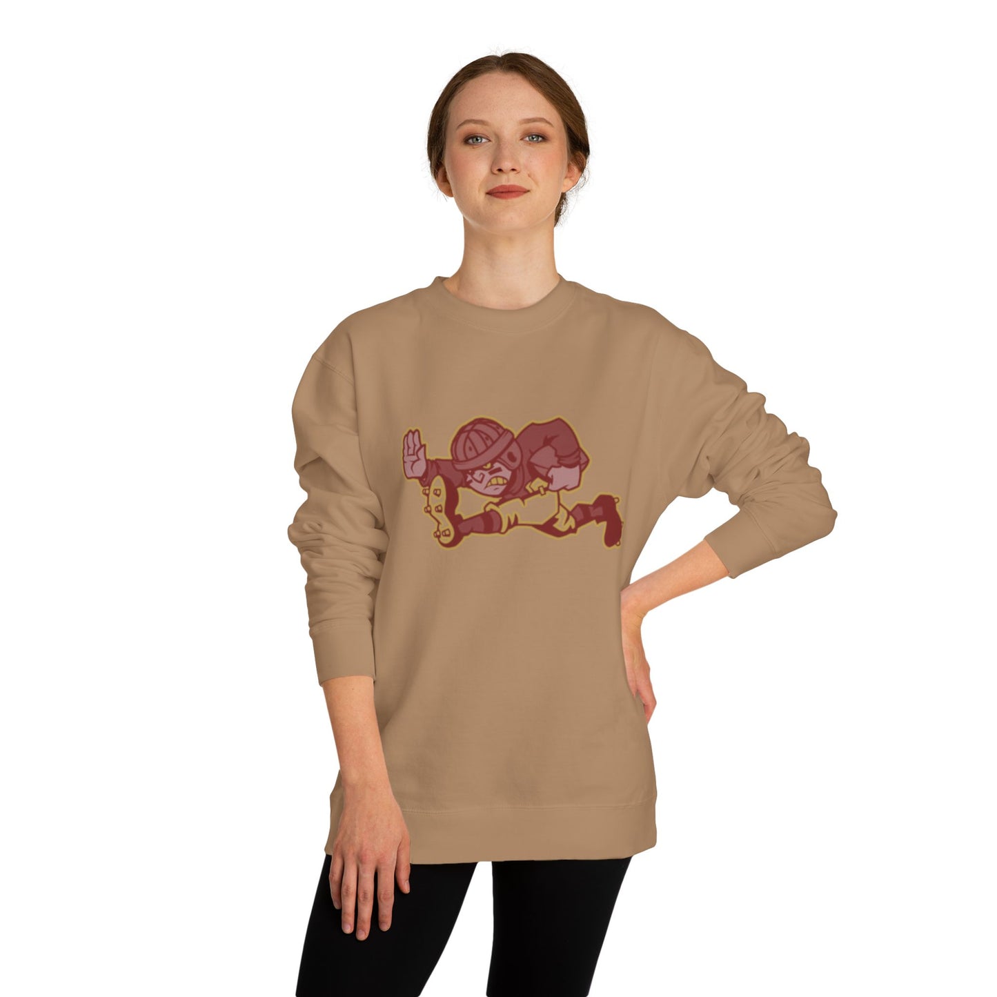 Roll Tribe - "Old Skewl Football" Unisex Crew Neck Sweatshirt