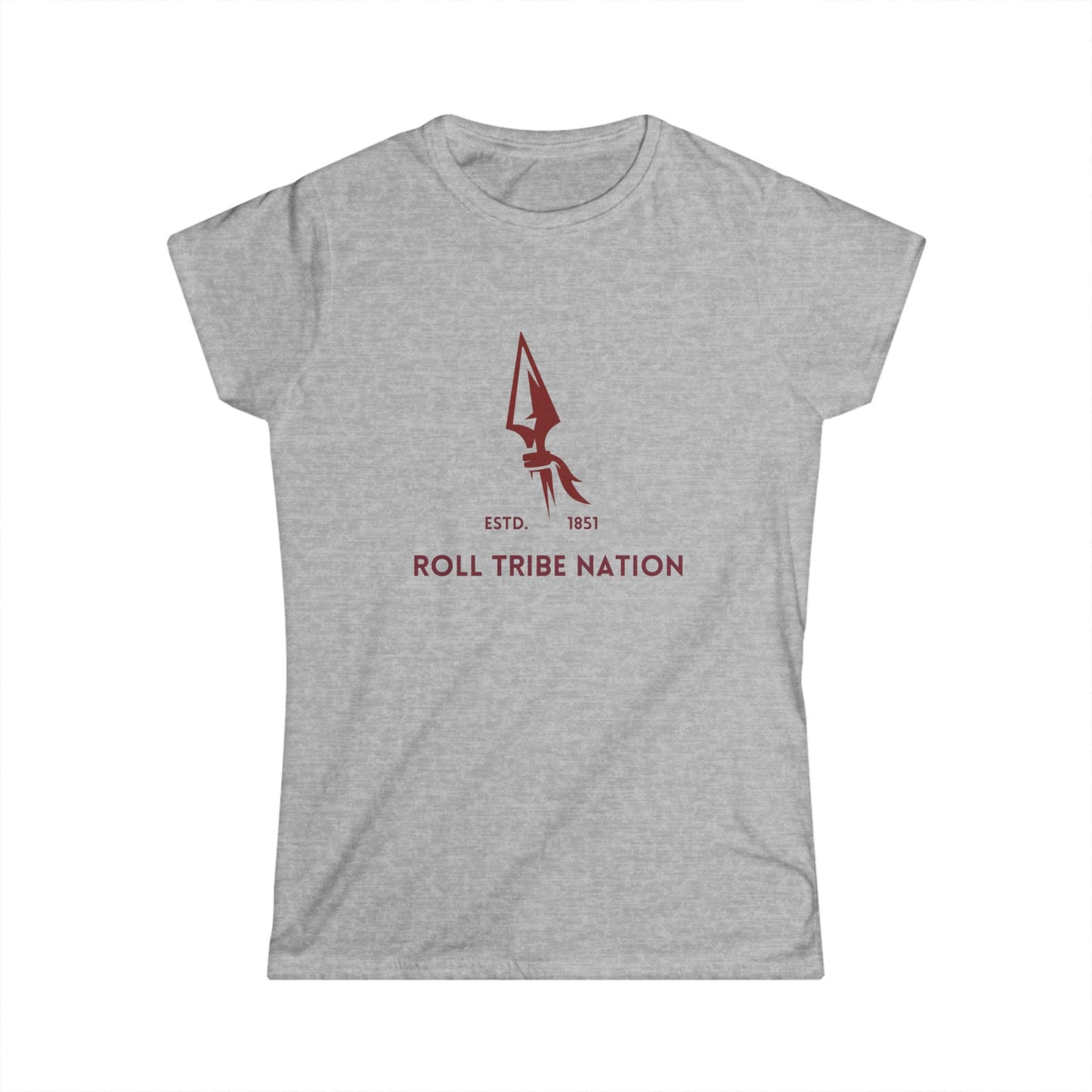 Roll Tribe Nation, Big Chief Women's Softstyle Tee