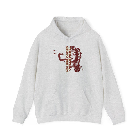 Noleblooded Athletics - Ladies Volleyball Unisex Heavy Blend™ Hooded Sweatshirt