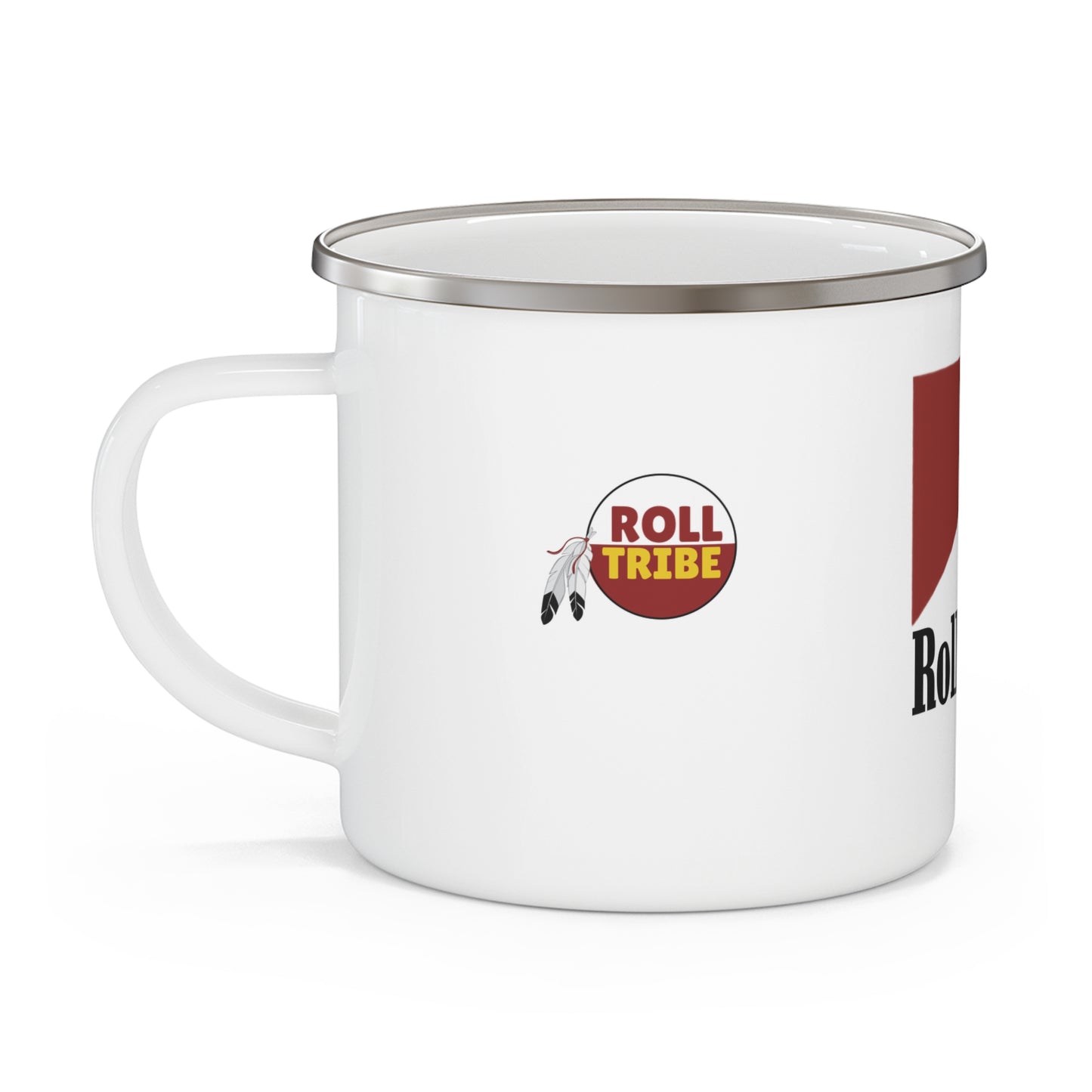 Roll Tribe "Cigs"  Enamel Camping Mug