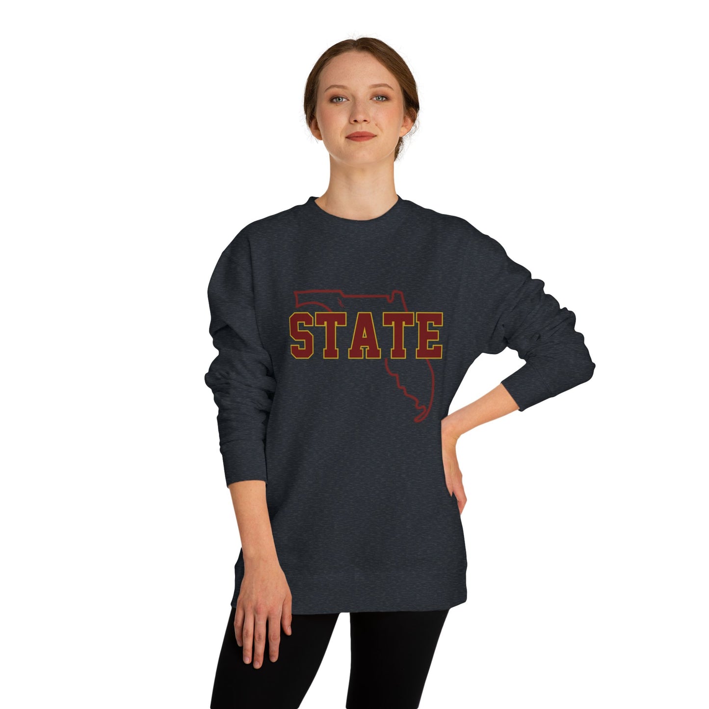Roll Tribe - "STATE X STATE" Unisex Crew Neck Sweatshirt