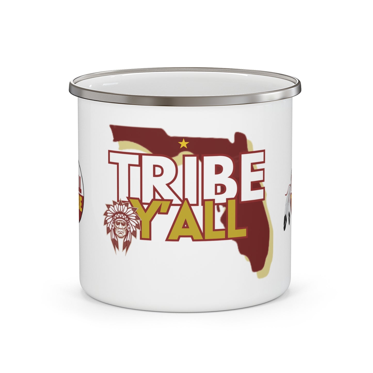 Tribal Traditions "Tribe Y'all" Enamel Camping Mug
