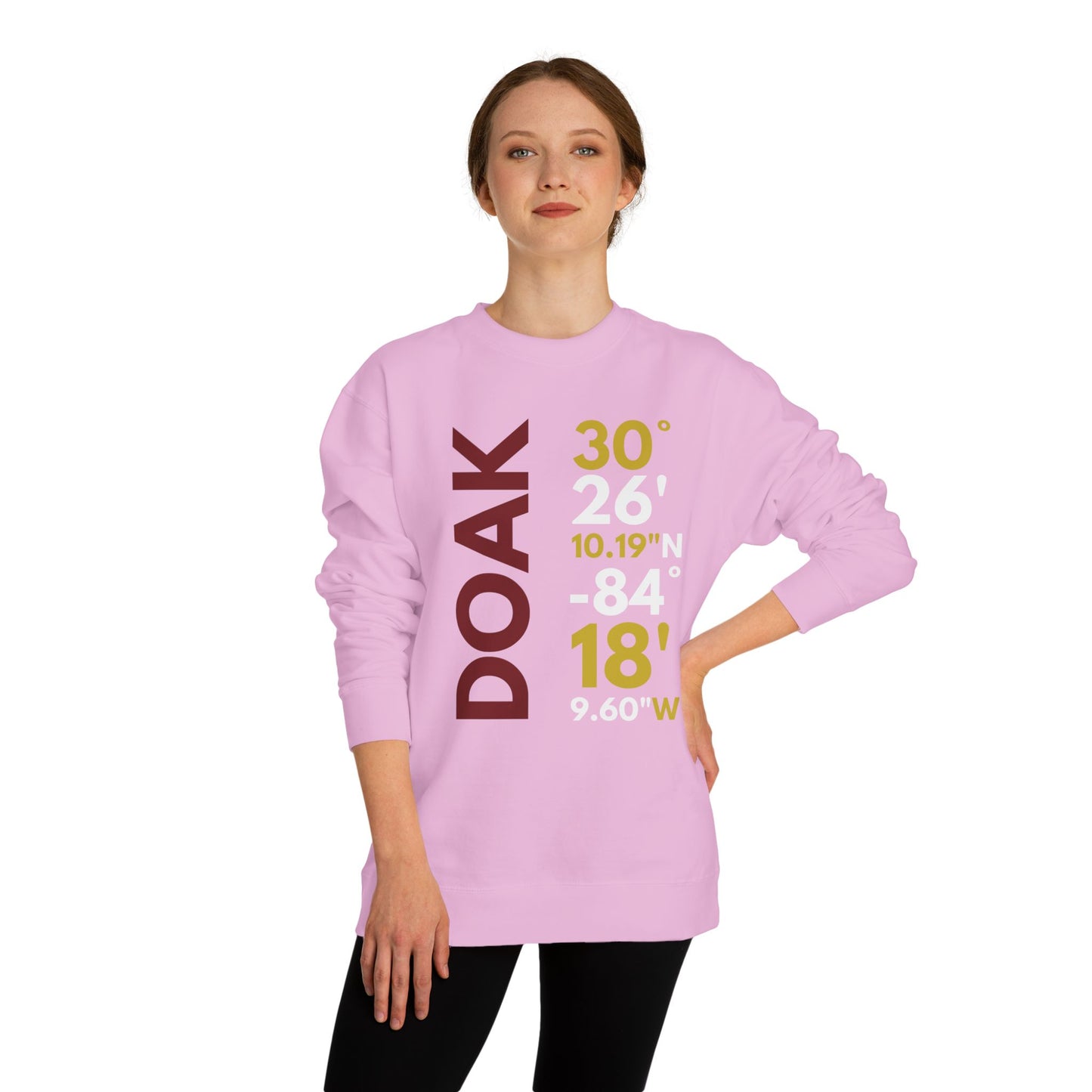 Gameday - "DOAK Coordinates" Unisex Crew Neck Sweatshirt