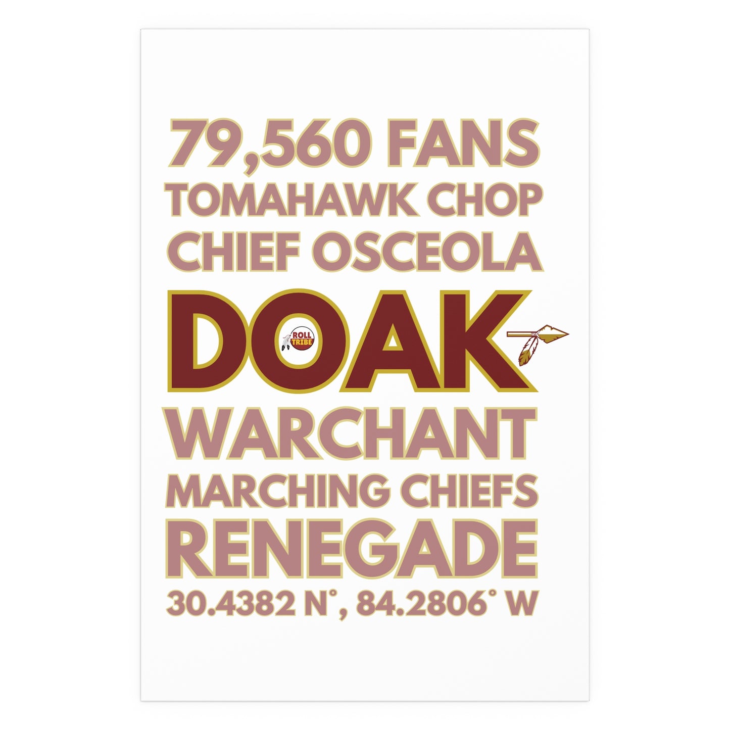 Tribal Traditions "DOAK" Silk Poster