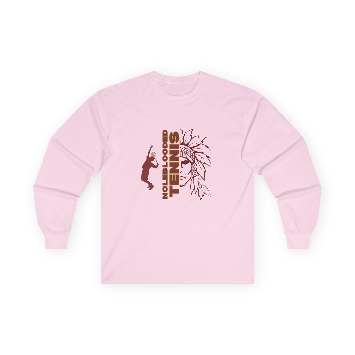 Noleblooded Athletics - Tennis Unisex Ultra Cotton, Double-Sided, Long Sleeve Tee