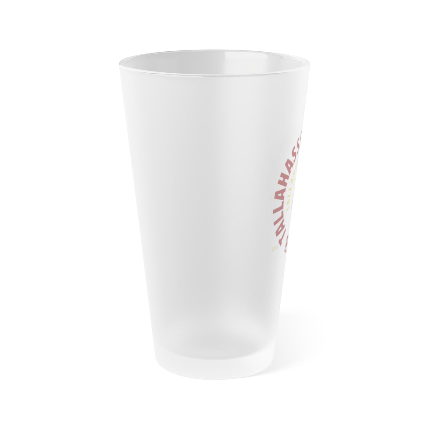 Gameday - "Tallahassee Tailgaters Club" Frosted Pint Glass -16oz