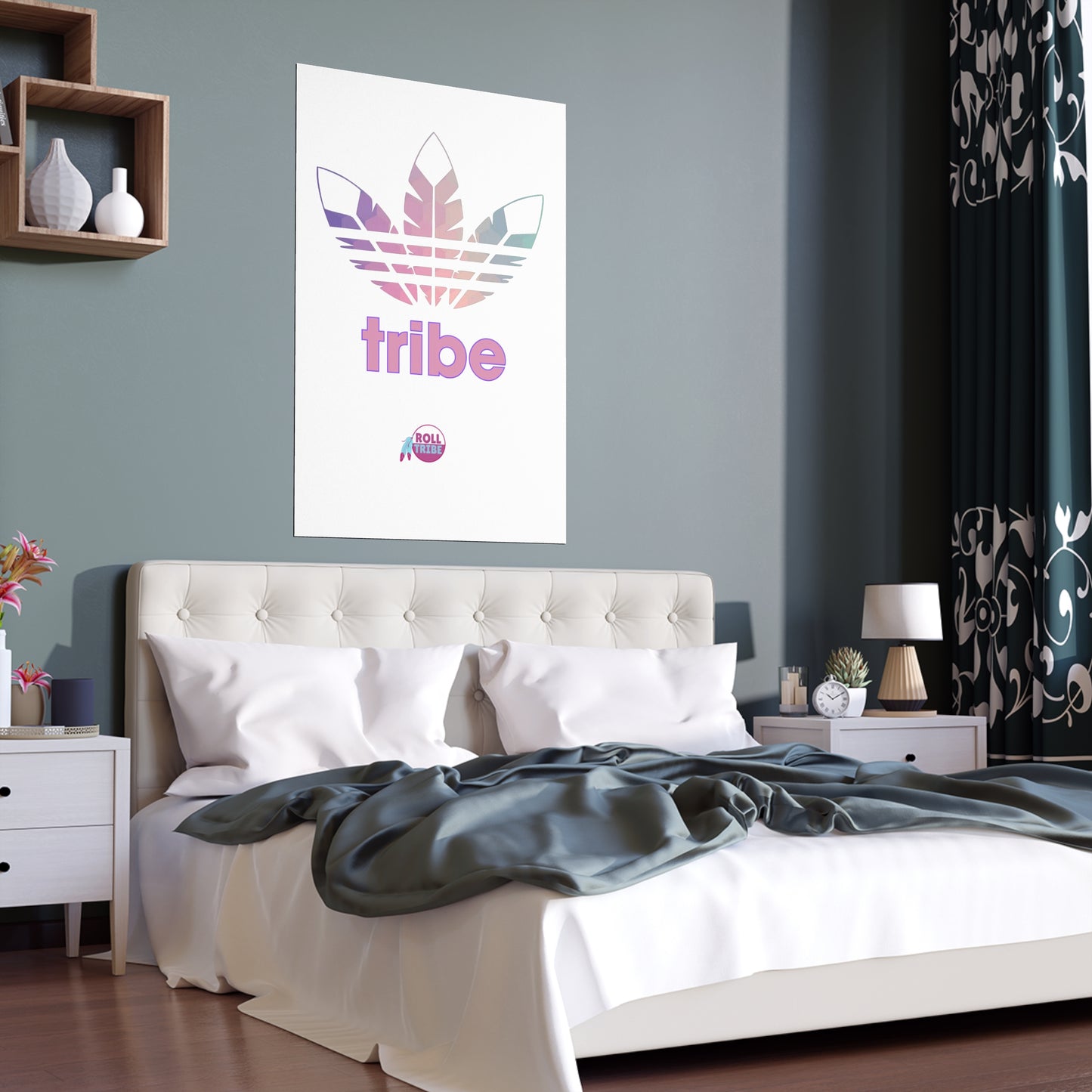 3 Feathers "Trippy Tribe" Silk Posters