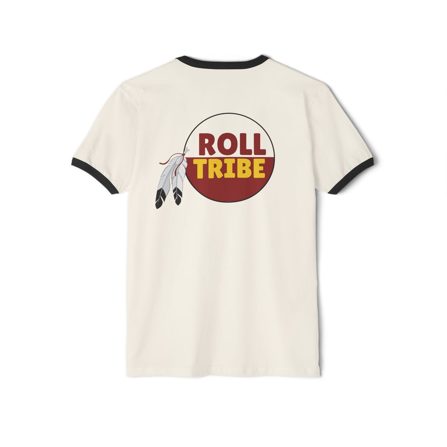'Roll Tribe Osceola' Unisex Cotton Ringer T-Shirt