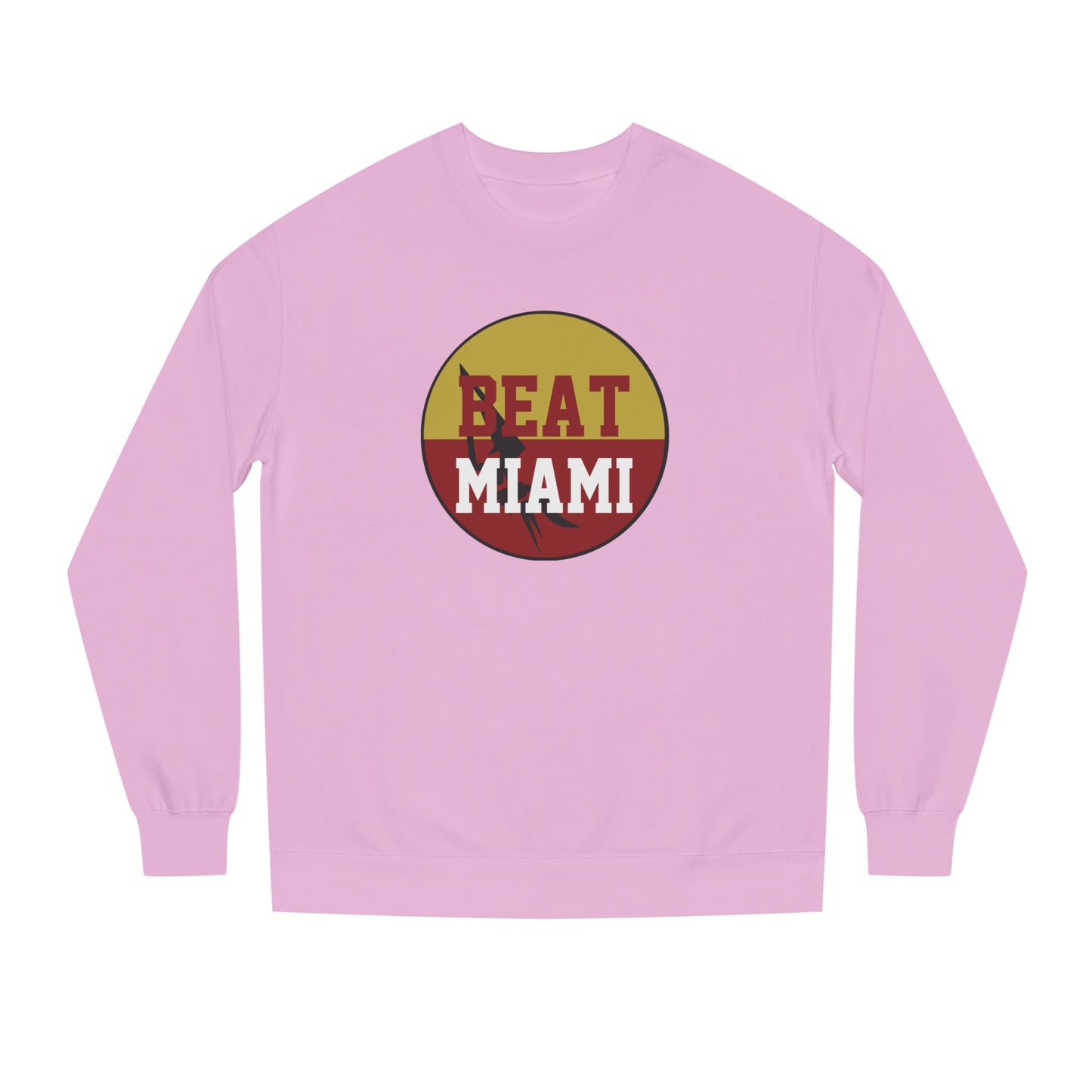 Gameday - "BEAT MIAMI" Button Unisex Crew Neck Sweatshirt