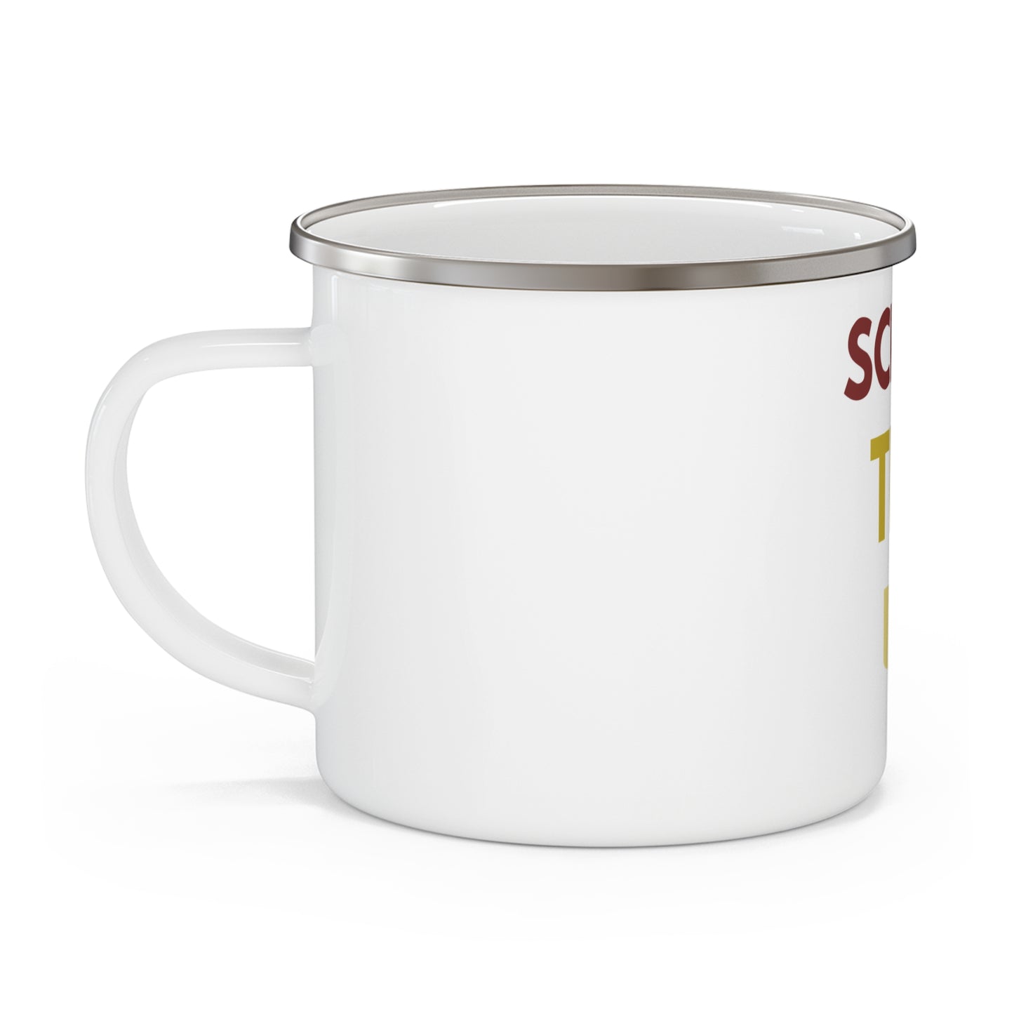 Screw The U Enamel Camping Mug - Perfect for Outdoor Enthusiasts and Travel Lovers