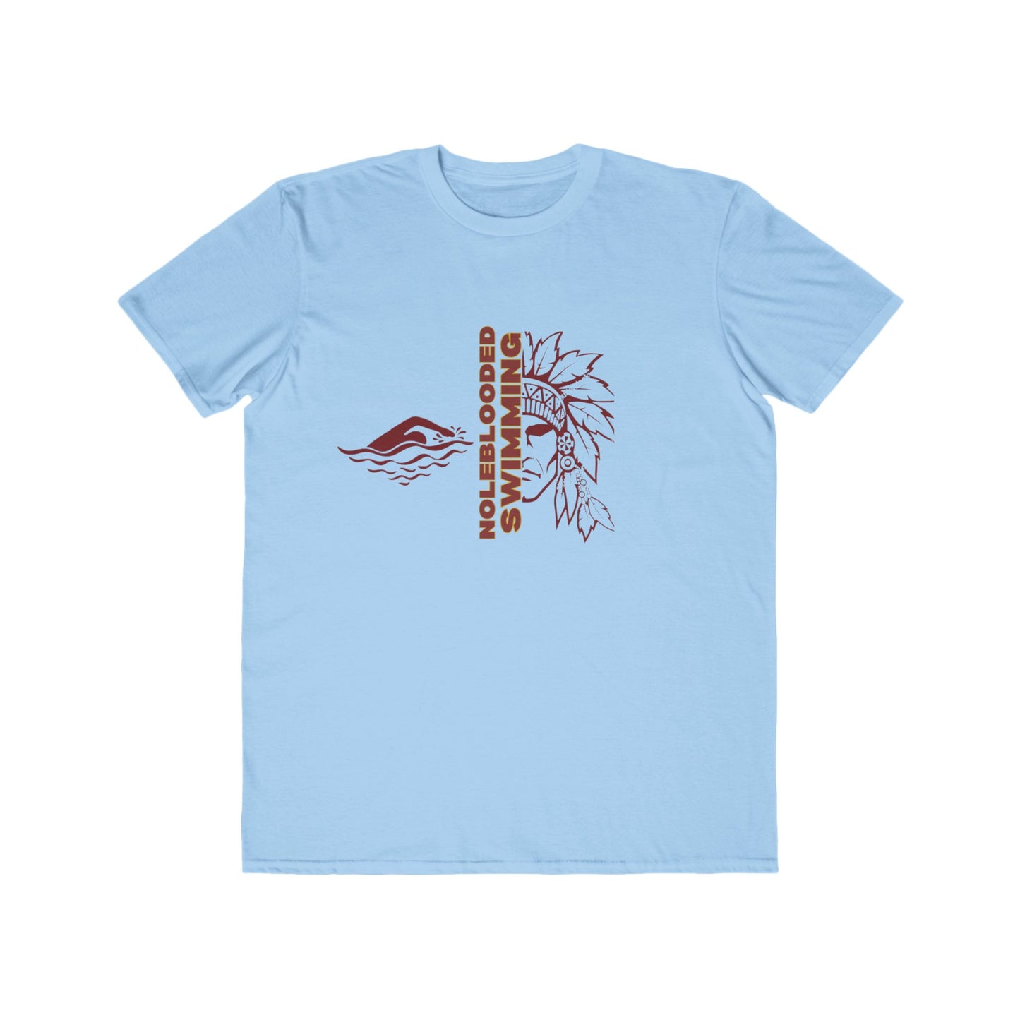 Noleblooded Athletics - Swimming Unisex Lightweight Double-Sided, Fashion Tee