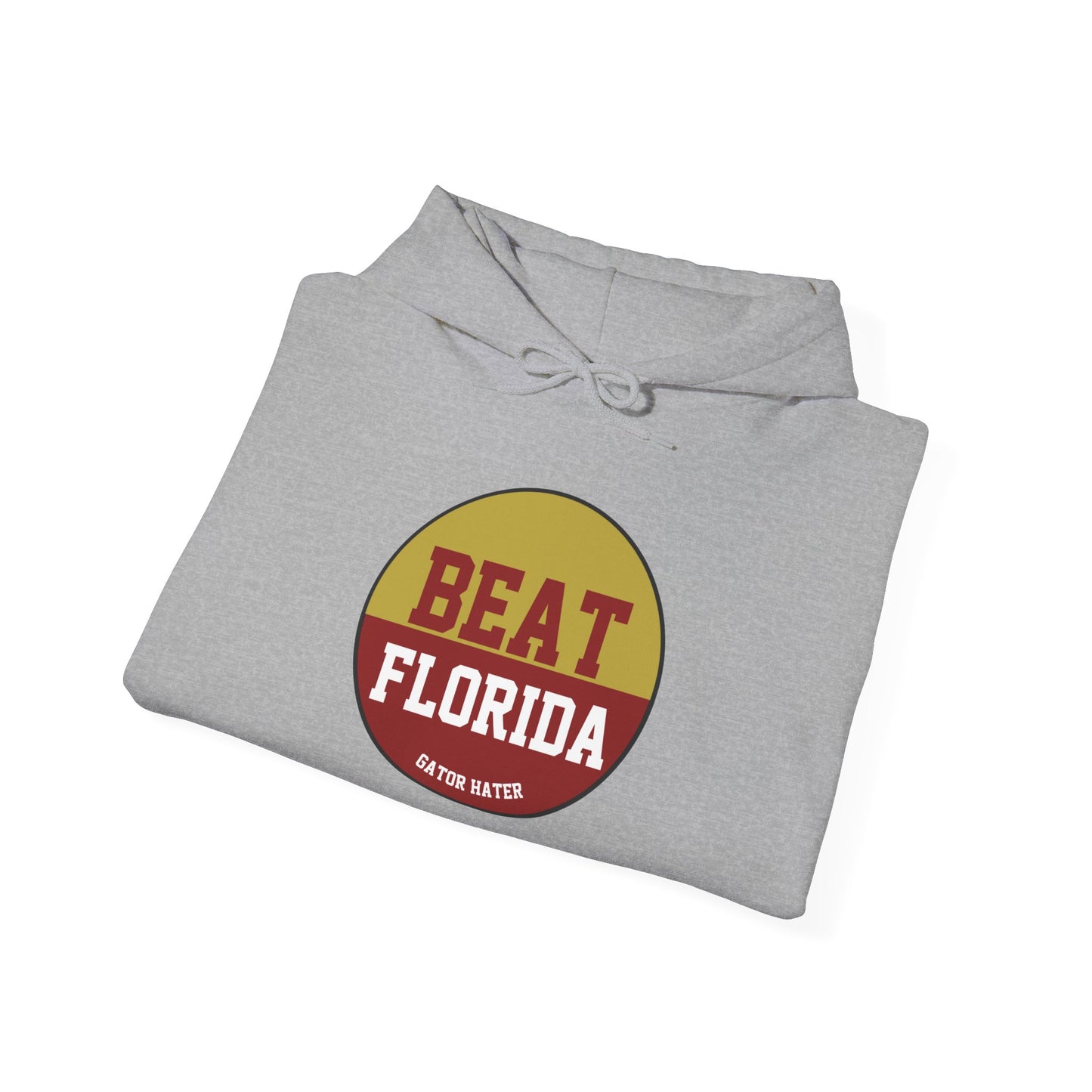 Gameday - "BEAT FLORIDA Gator Hater Button Unisex Hooded Sweatshirt