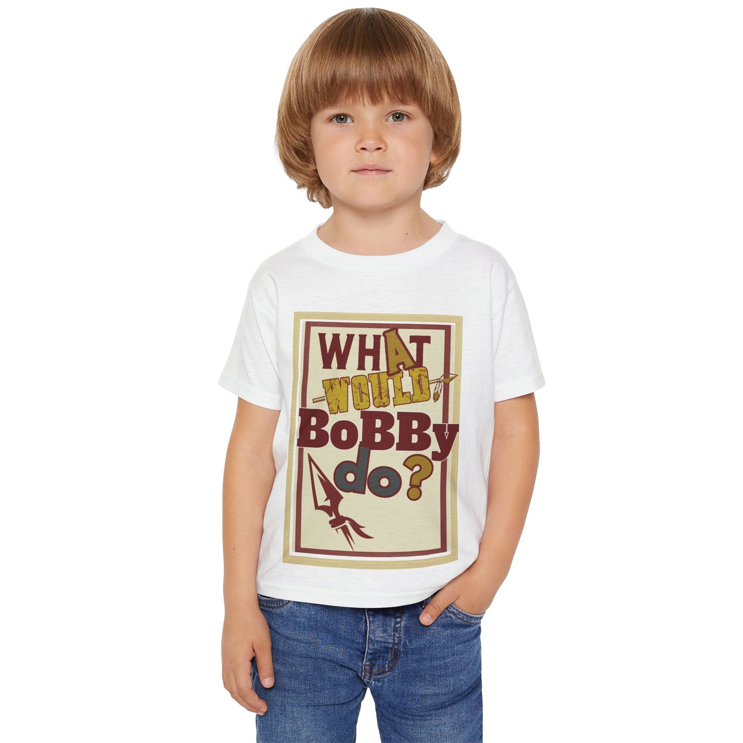 Tribe Traditions "What Would Bobby Do?" Double-Sided, Toddler T-Shirt