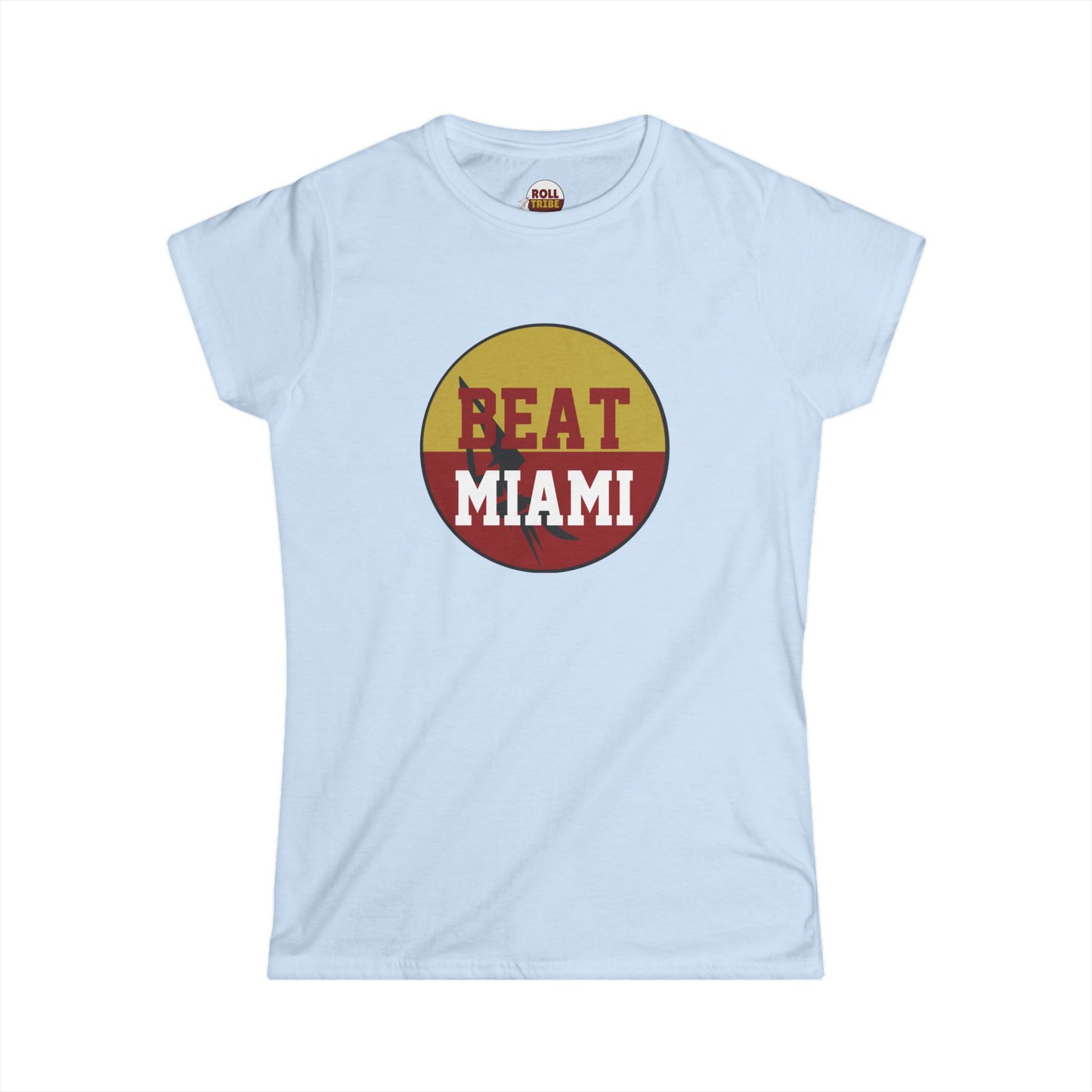 Gameday - "BEAT MIAMI" Button Women's Softstyle Tee