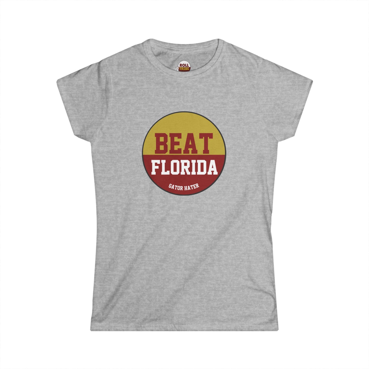 Gameday - "BEAT FLORIDA Gator Hater Button" Women's Softstyle Tee