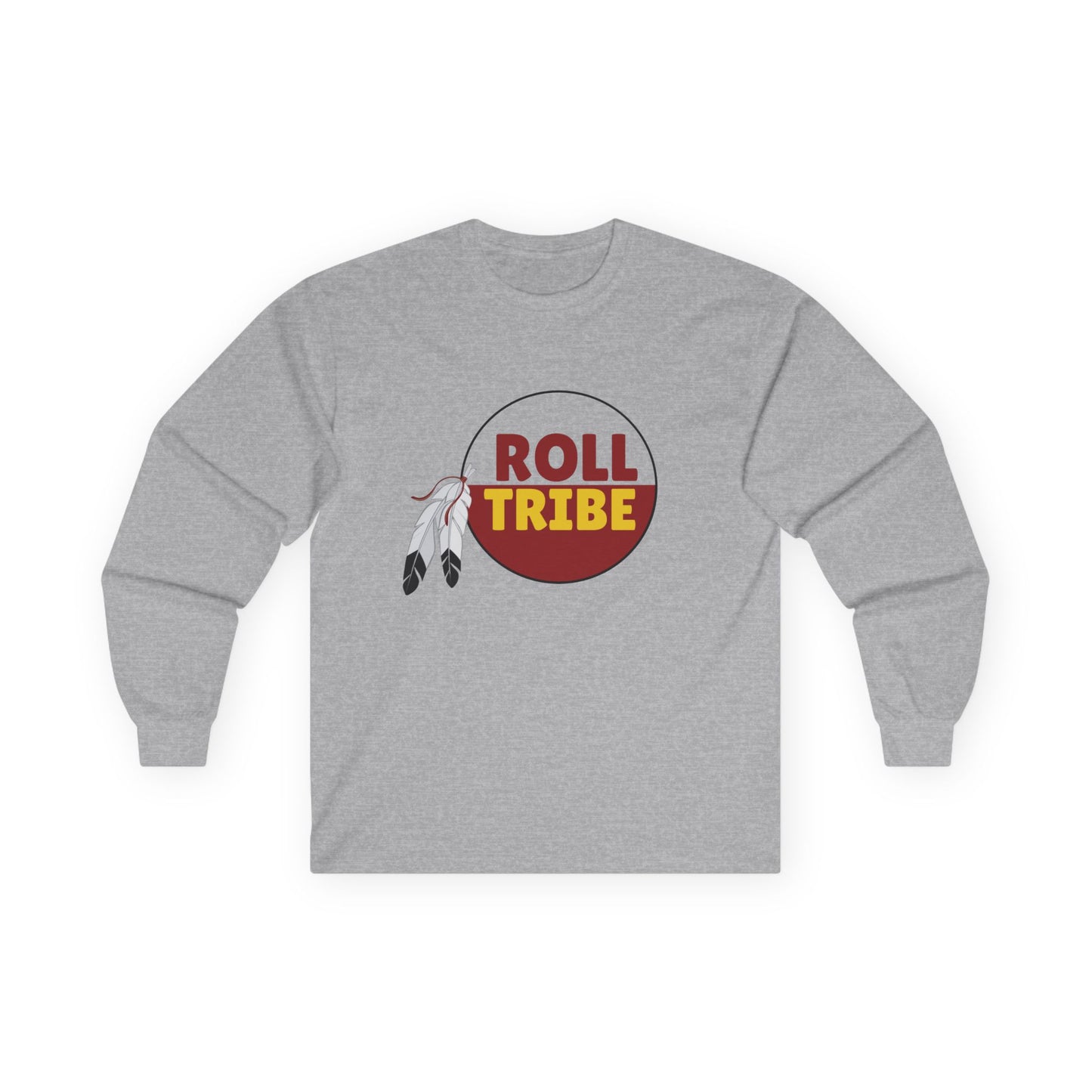 Roll Tribe Unisex Long Sleeve Tee - Comfortable Cotton Tee for Group Events & Celebrations