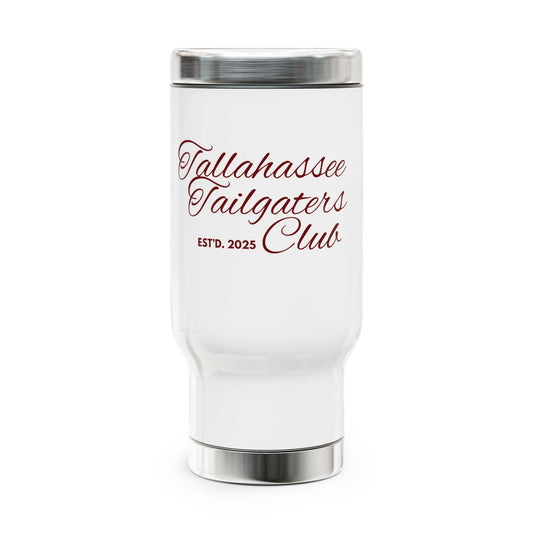 Gameday - "Tallahassee Tailgaters Club" Travel Mug - 14oz Stainless Steel with Handle