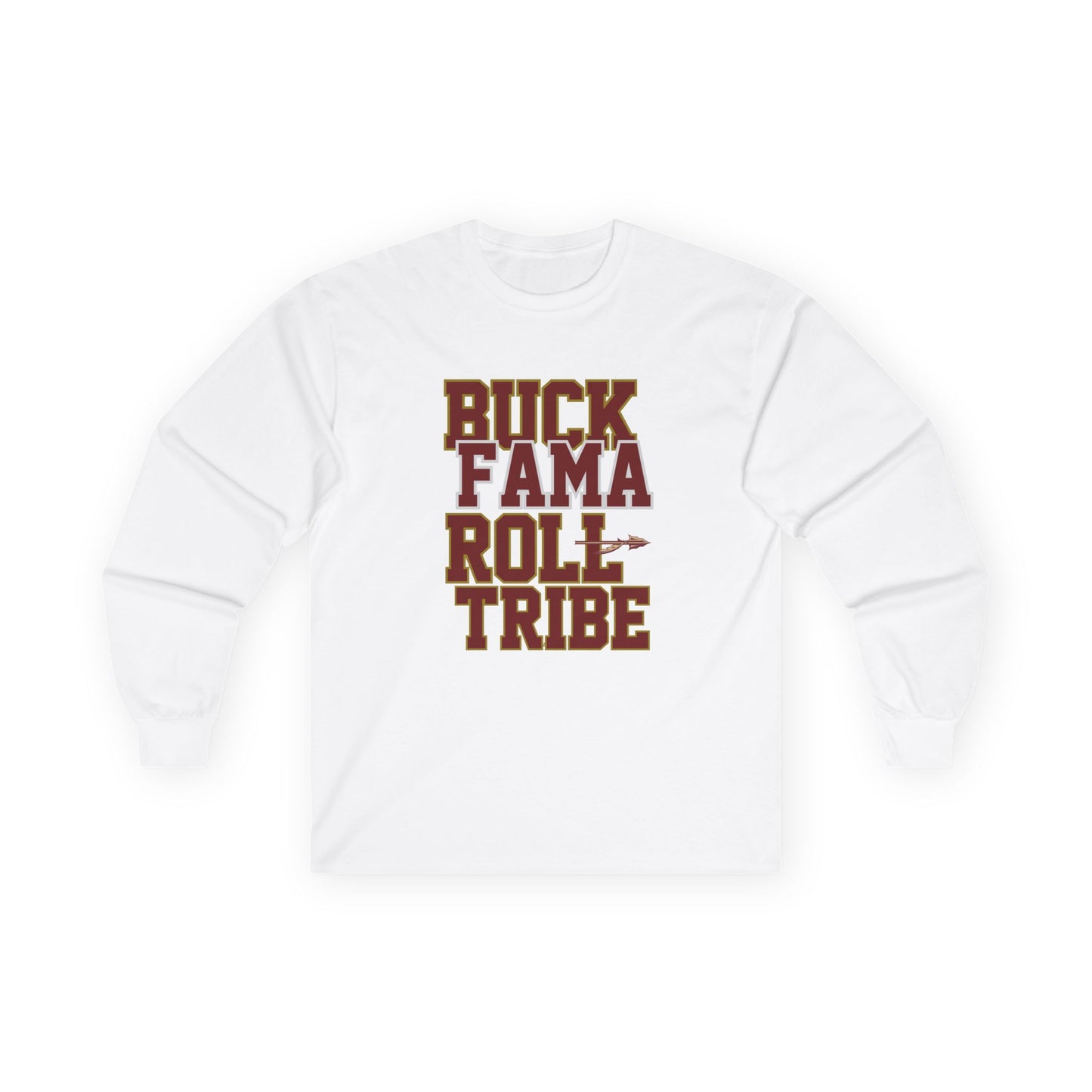 Roll Tribe 'Buck Fama Roll Tribe' Unisex Long Sleeve Tee -