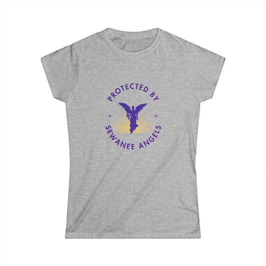 "Protected by Sewanee Angels"  Women's Softstyle Tee
