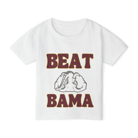 Roll Tribe -"Beat Bama" Upside Down Elephant Toddler T-Shirt