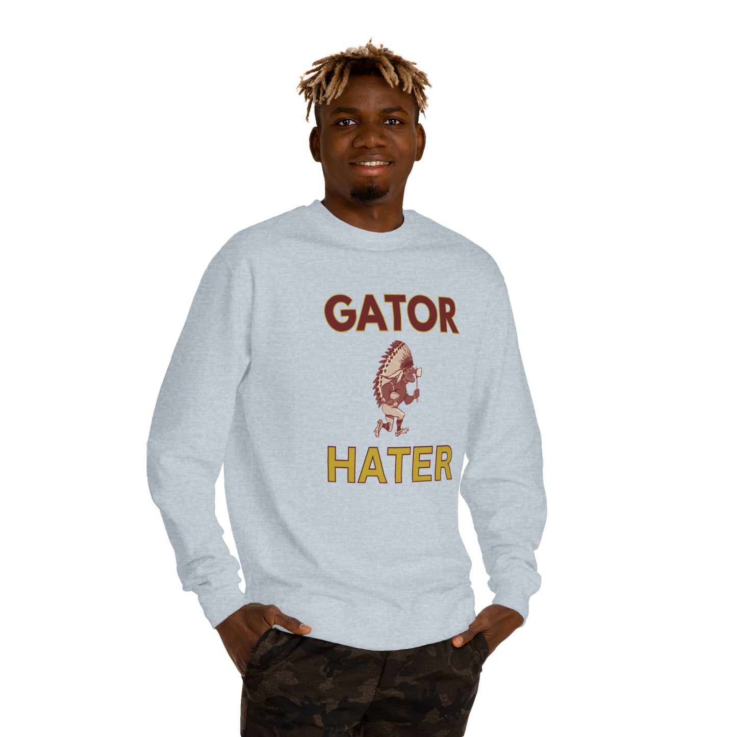 Roll Tribe - "GATOR HATER"  Unisex Crew Neck Sweatshirt