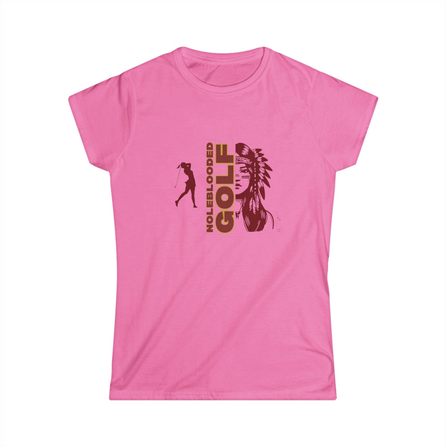 Noleblooded Athletics - Ladies Golf Women's Double-Sided Tee
