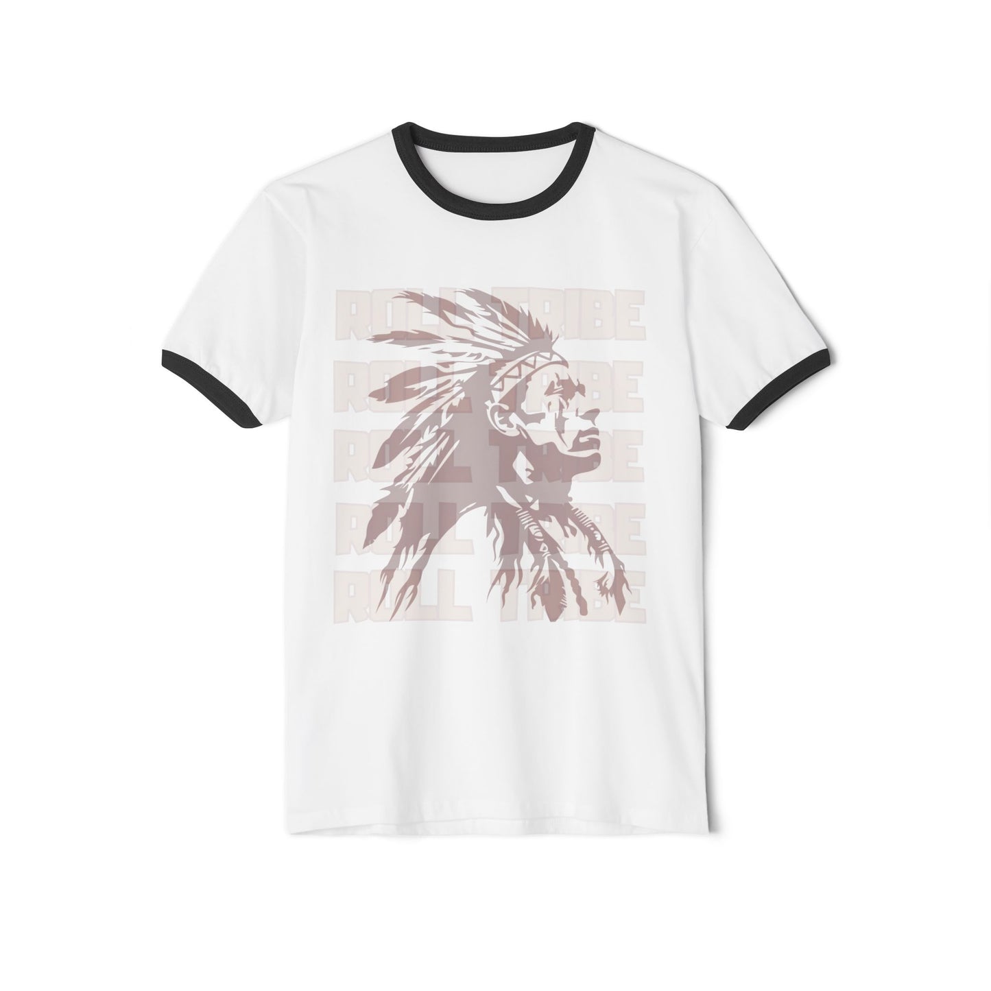 'Roll Tribe Osceola' Unisex Cotton Ringer T-Shirt