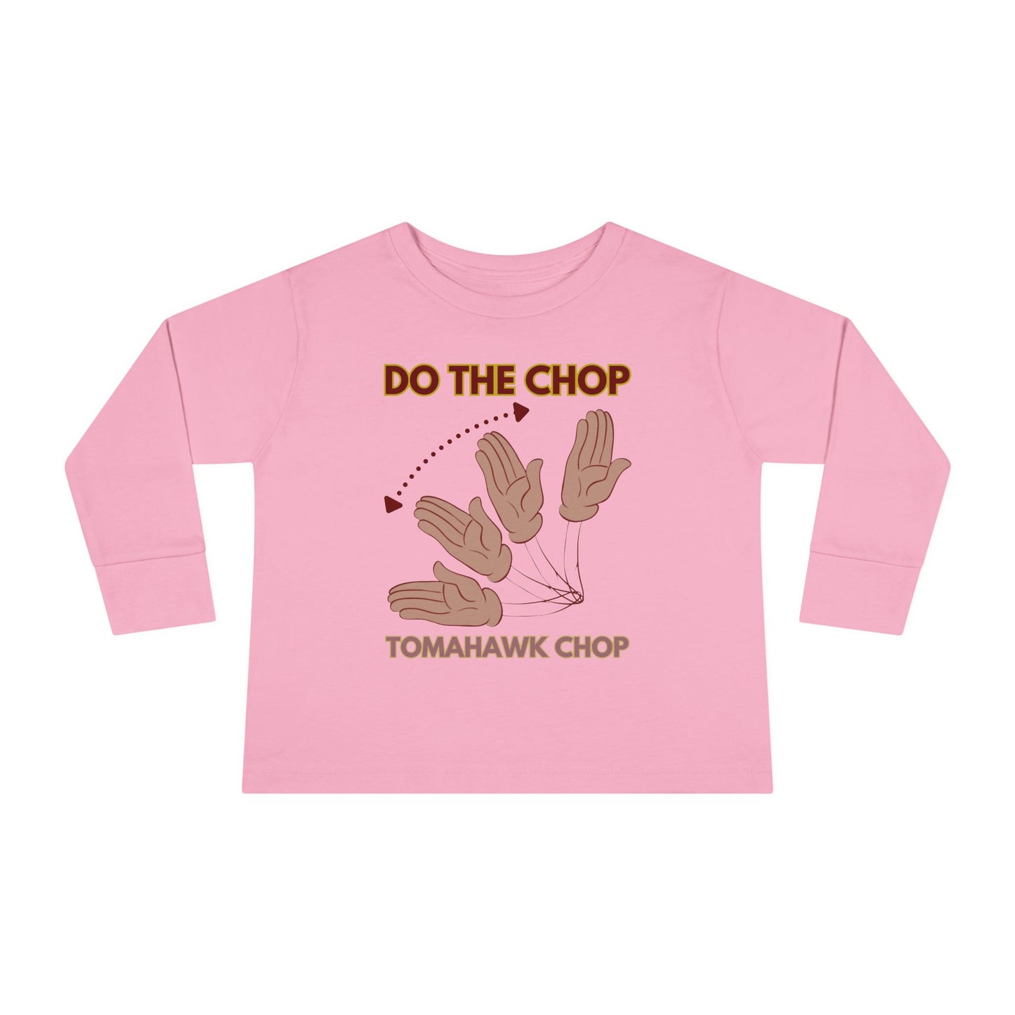 Roll Tribe - "DO THE CHOP" Toddler Double-Sided, Long Sleeve Tee