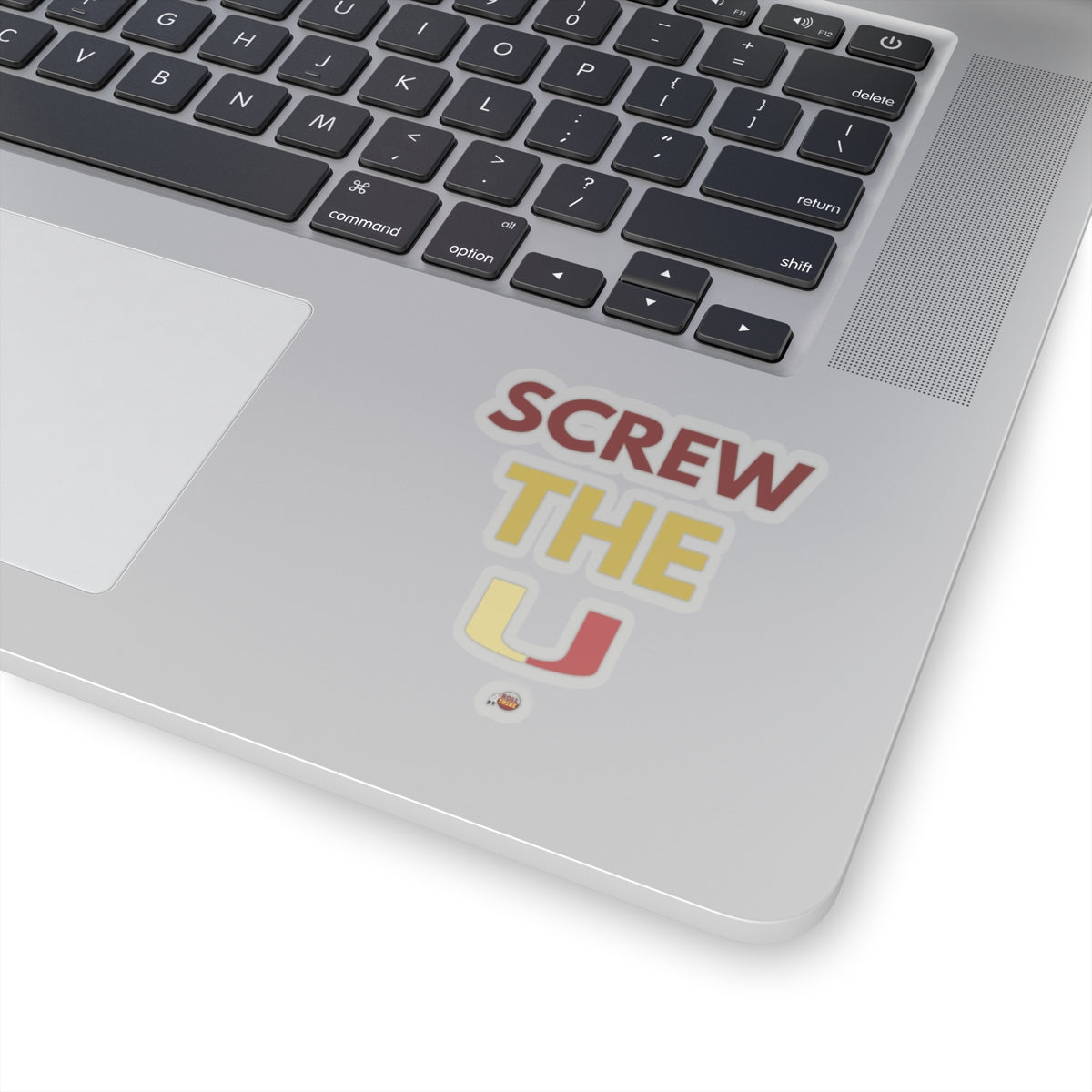 Funny Kiss-Cut Stickers - 'Screw The U' for Students and Graduates
