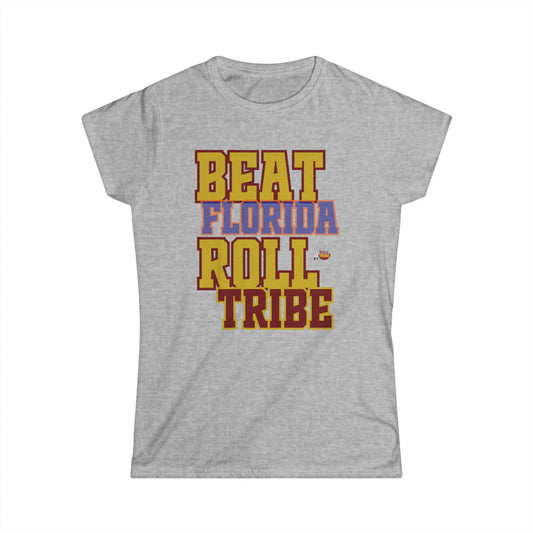 Roll Tribe "Beat Florida" Women's Softstyle Tee