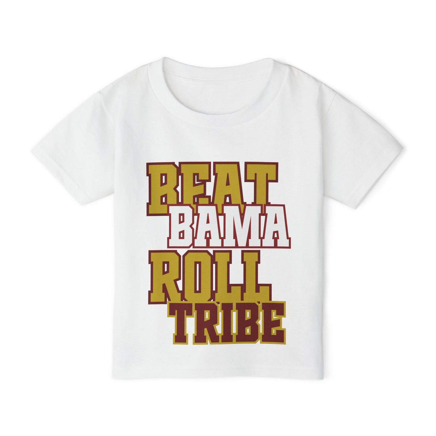 Beat Bama Roll Tribe Toddler T-Shirt - Sports Fan Tee for Young Fans