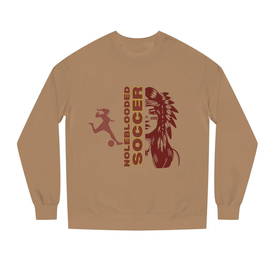 Noleblooded Athletics - Ladies Soccer Unisex Double-Sided, Crew Neck Sweatshirt