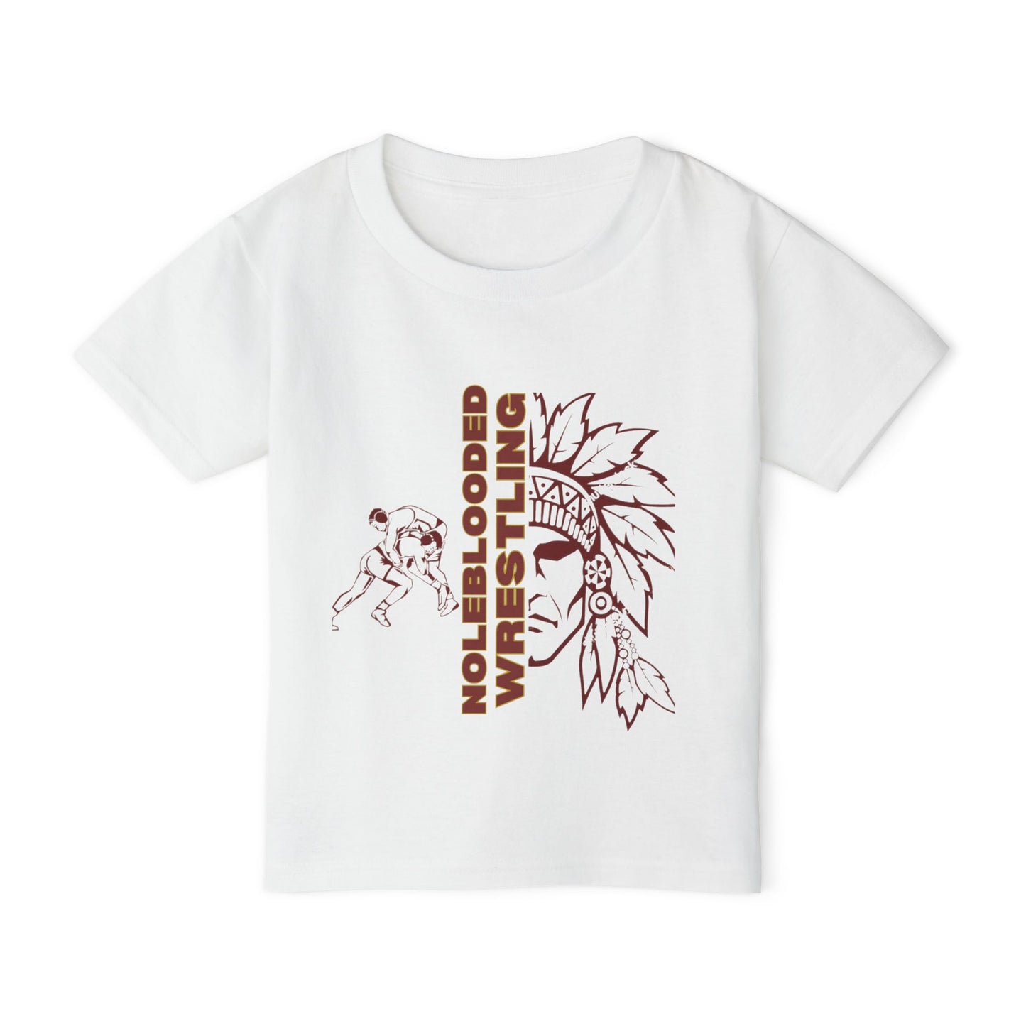 Noleblooded Athletics Wrestling Toddler T-Shirt