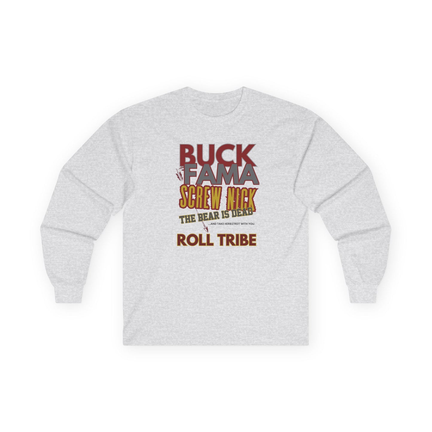 Buck Fama Long Sleeve Tee - Screw Nick Design for Comfortable Casual Wear
