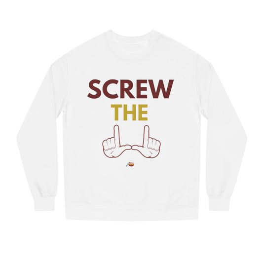 Screw the Rules Unisex Crew Neck Sweatshirt - Casual Comfort for Fun-Loving Individuals