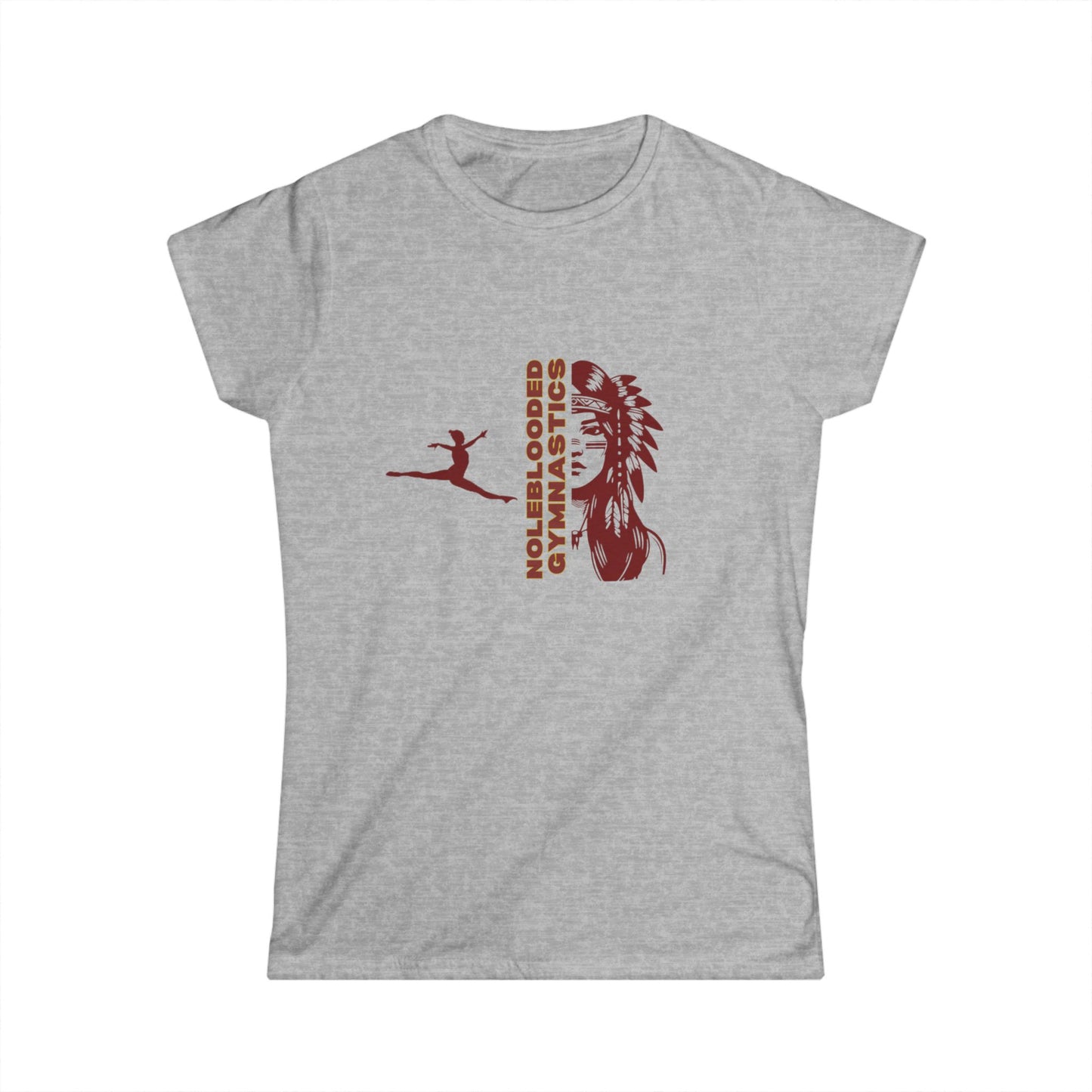 Noleblooded Athletics - Ladies Gymnastics Women's Softstyle Tee