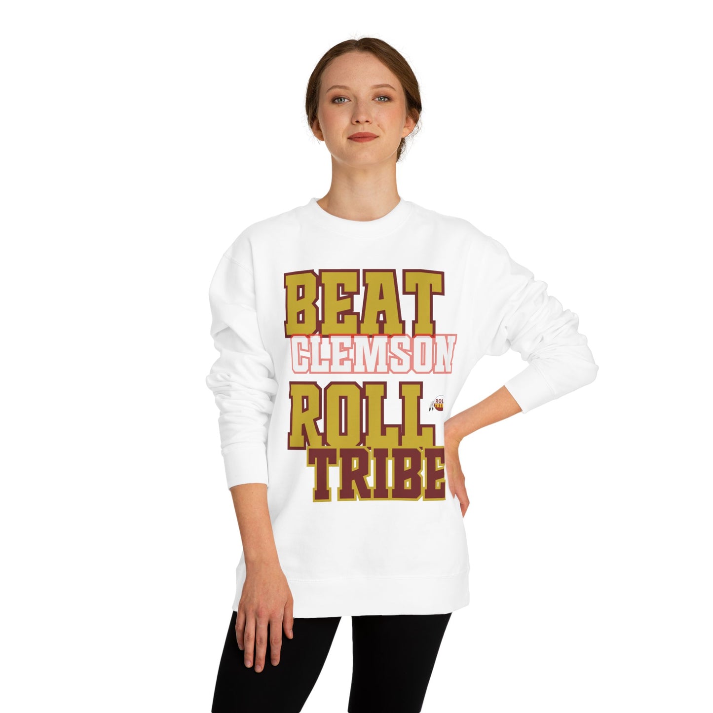 Roll Tribe "Beat Clemson" Unisex Crew Neck Sweatshirt
