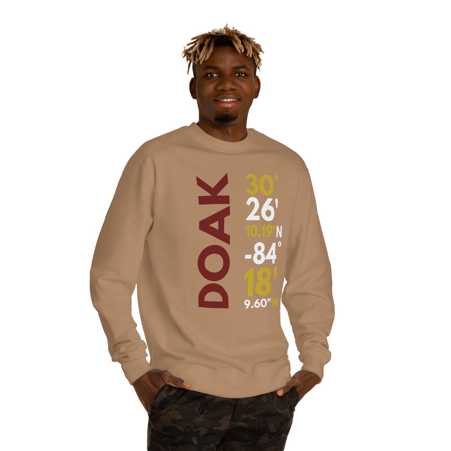 Gameday - "DOAK Coordinates" Unisex Crew Neck Sweatshirt