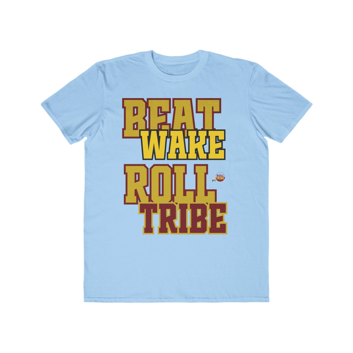 Roll Tribe "Beat Wake" Lightweight Mens T-Shirt