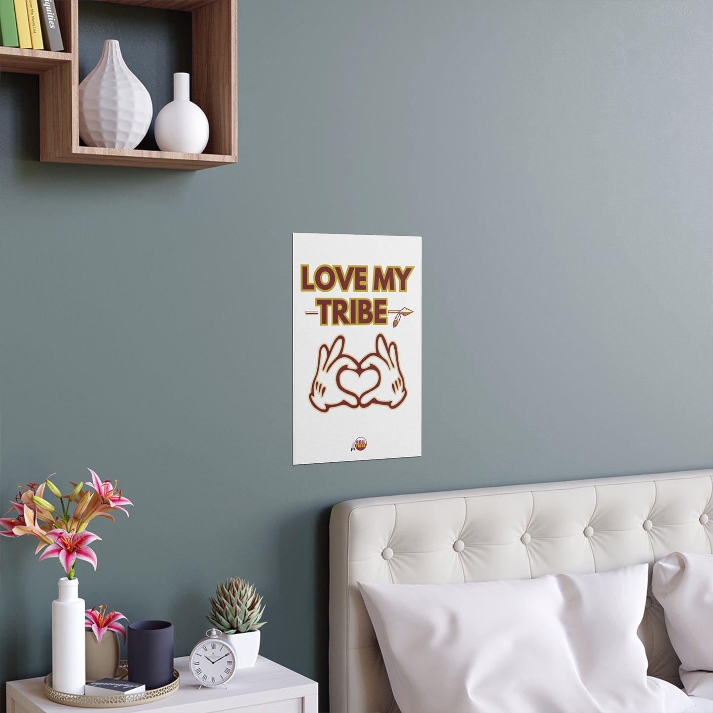 Roll Tribe "Love My Tribe" Silk Poster