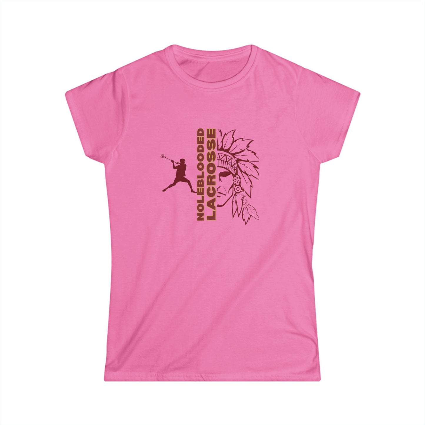 Noleblooded Athletics - Lacrosse Women's Double-Sided, Tee