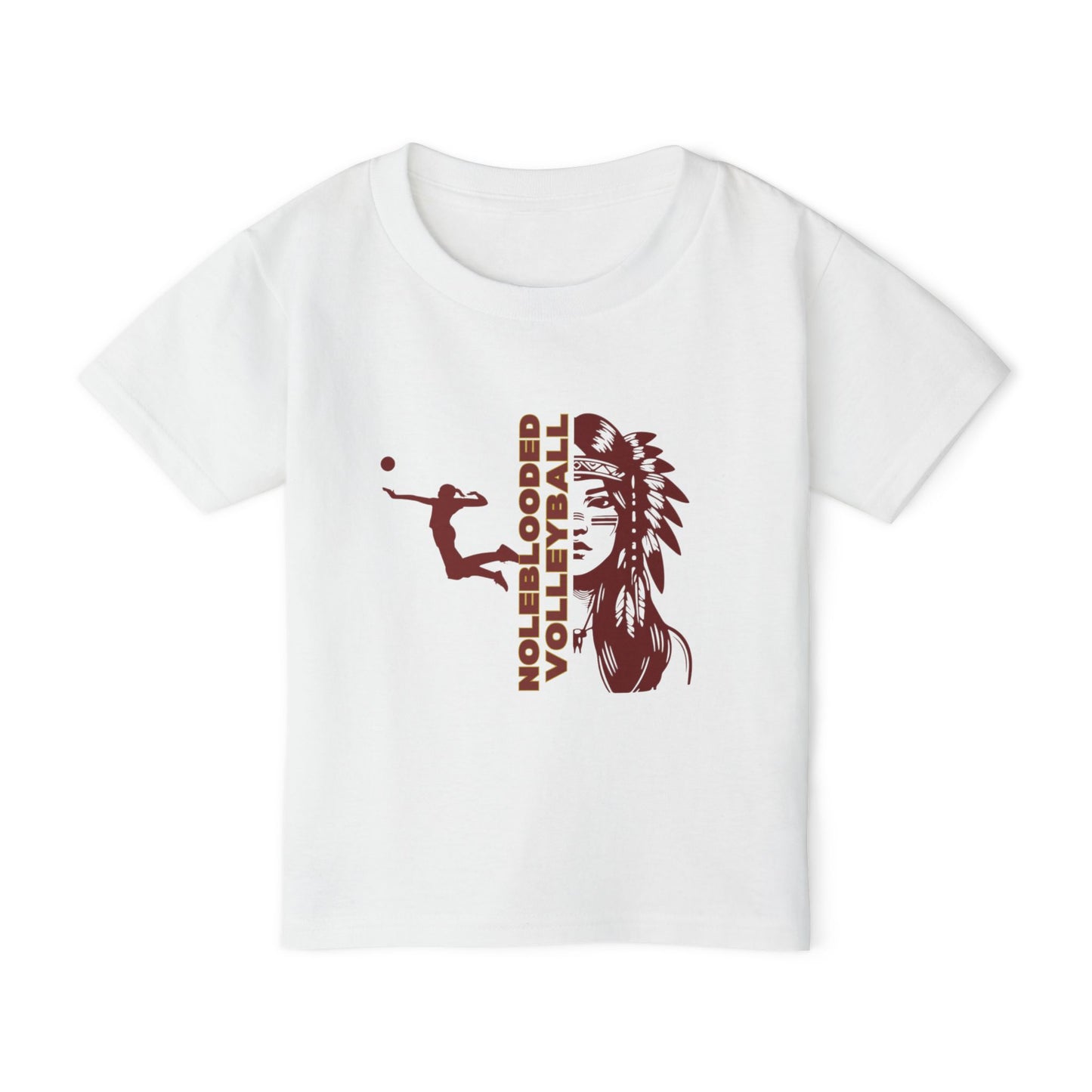 Noleblooded Athletics - Ladies Volleyball Double-Sided, Toddler T-Shirt