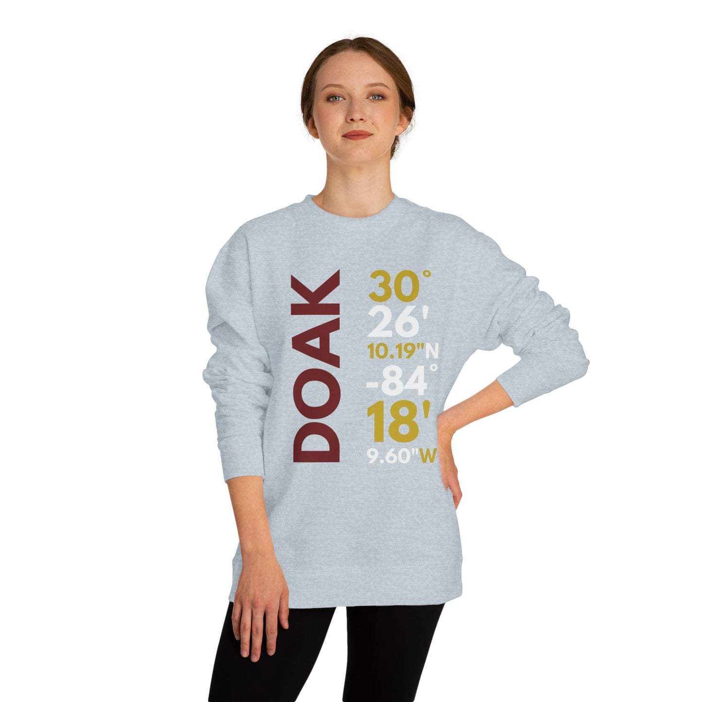 Gameday - "DOAK Coordinates" Unisex Crew Neck Sweatshirt