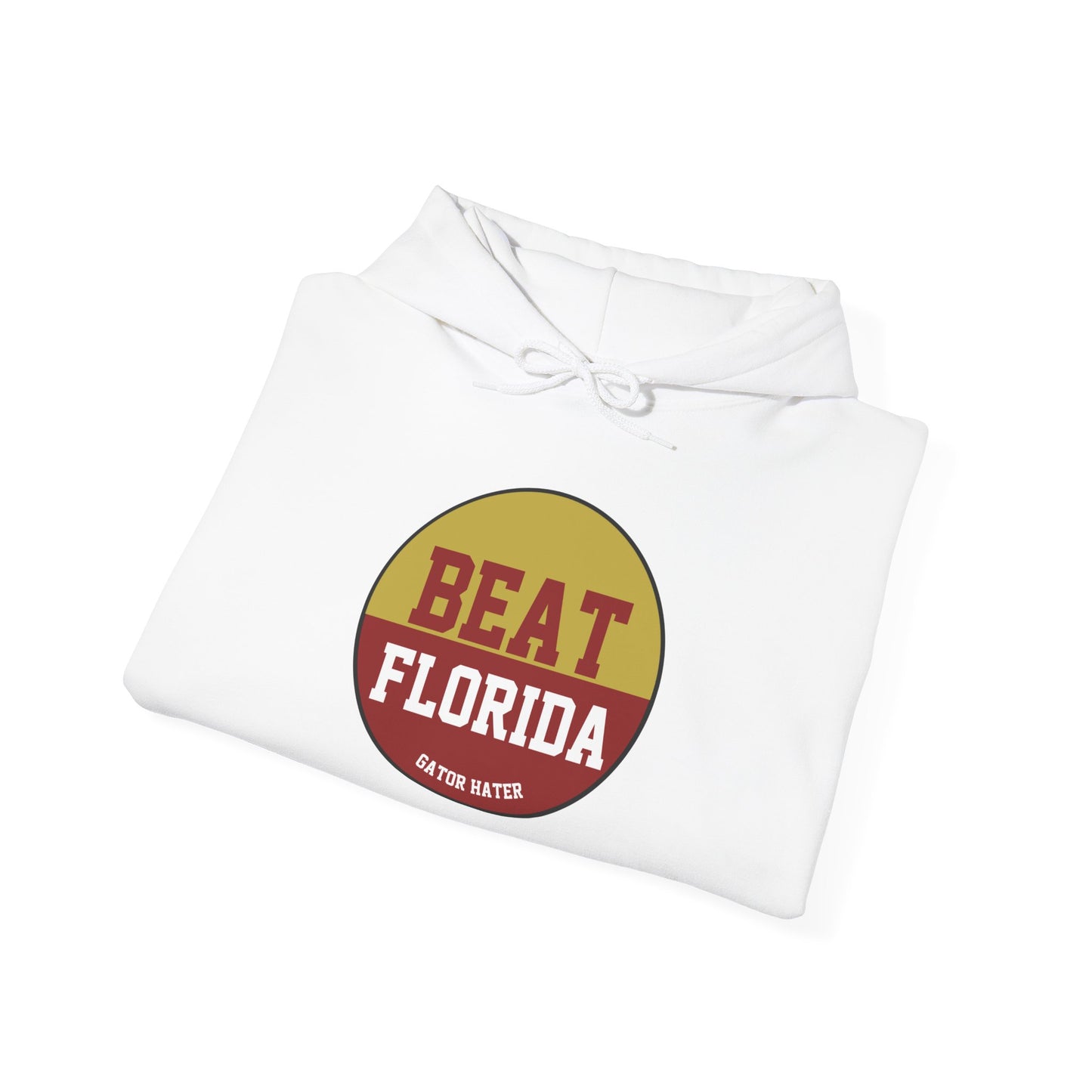Gameday - "BEAT FLORIDA Gator Hater Button Unisex Hooded Sweatshirt
